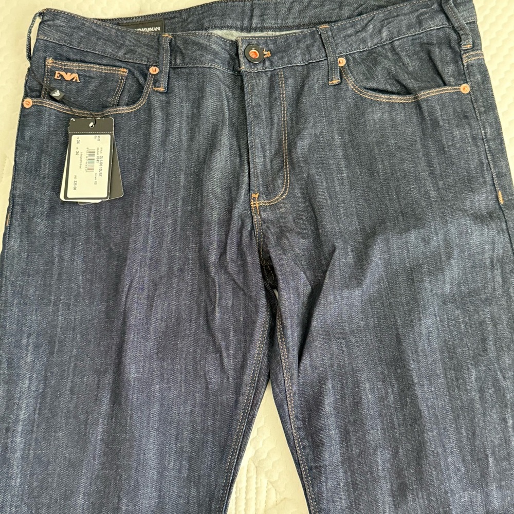Giorgio Armani Blue Slim Jeans Classic Denim